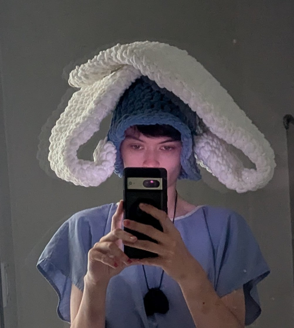 Bunny Hat - Bluebell