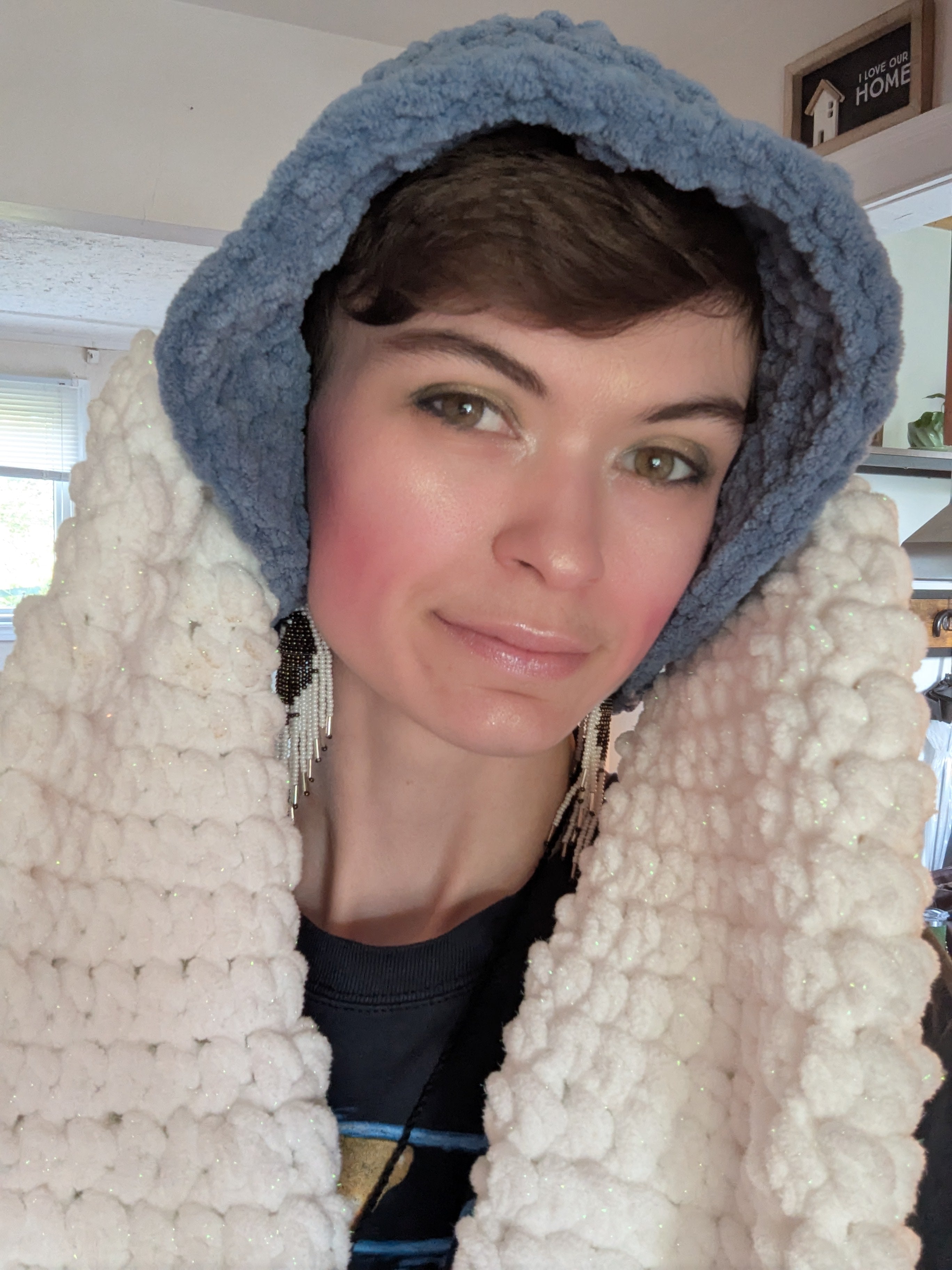 Bunny Hat - Bluebell